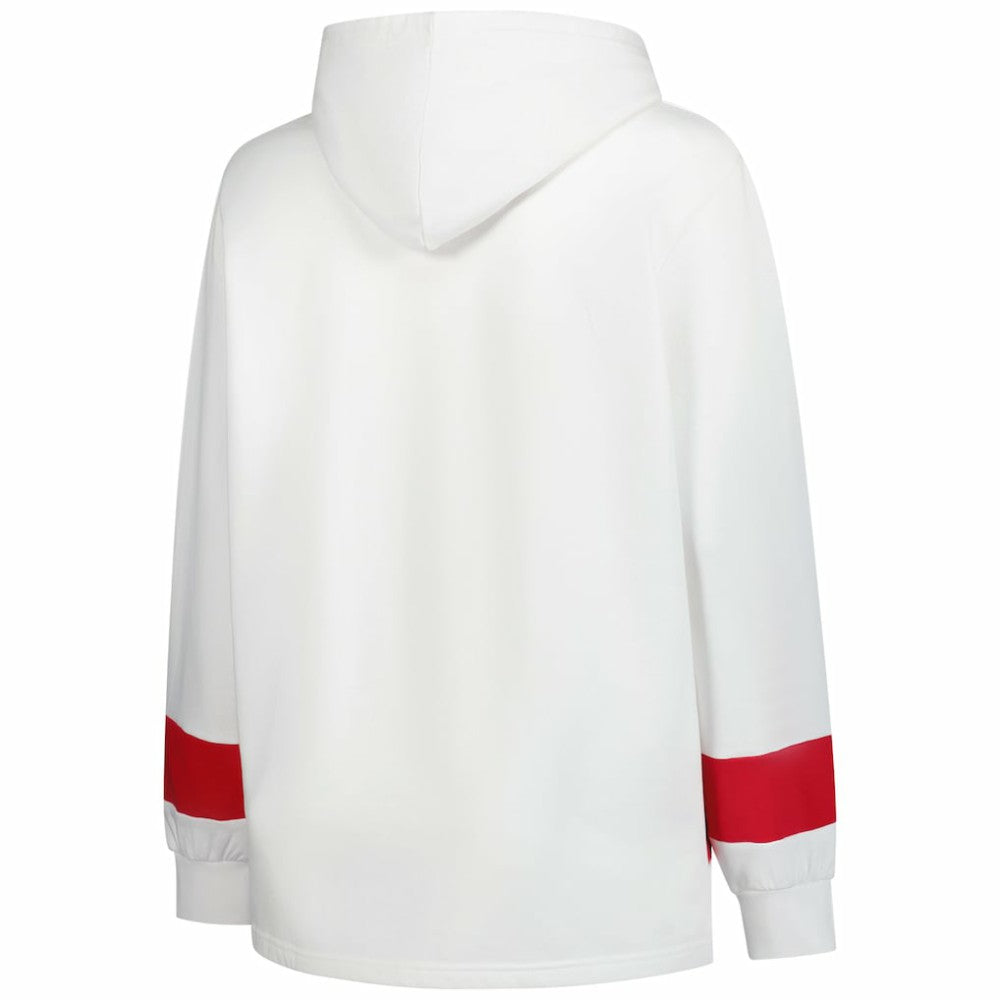 NHL Detroit Red Wings Profile Women's Plus Size Hoodie - White