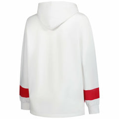 NHL Detroit Red Wings Profile Women's Plus Size Hoodie - White