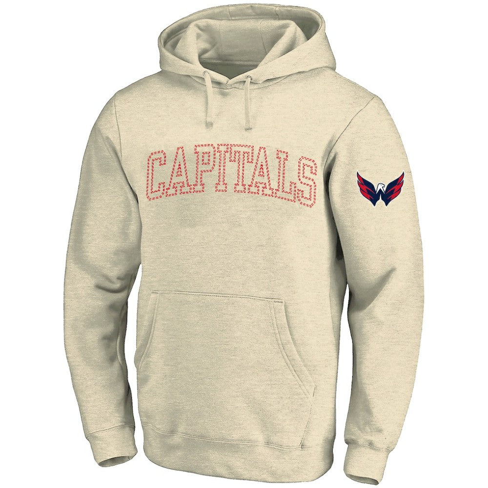 NHL Washington Capitals Fanatics Big &Tall Stitch Hoodie - Cream