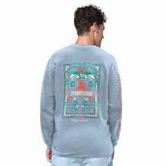 Dallas Cowboys Margaritaville Five O'Clock Henley Long Sleeve T-Shirt Light Blue
