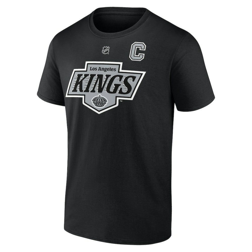 NHL Anze Kopitar Los Angeles Kings Fanatics Authentic Stack Name & Number T-Shirt - Black