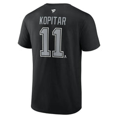 NHL Anze Kopitar Los Angeles Kings Fanatics Authentic Stack Name & Number T-Shirt - Black
