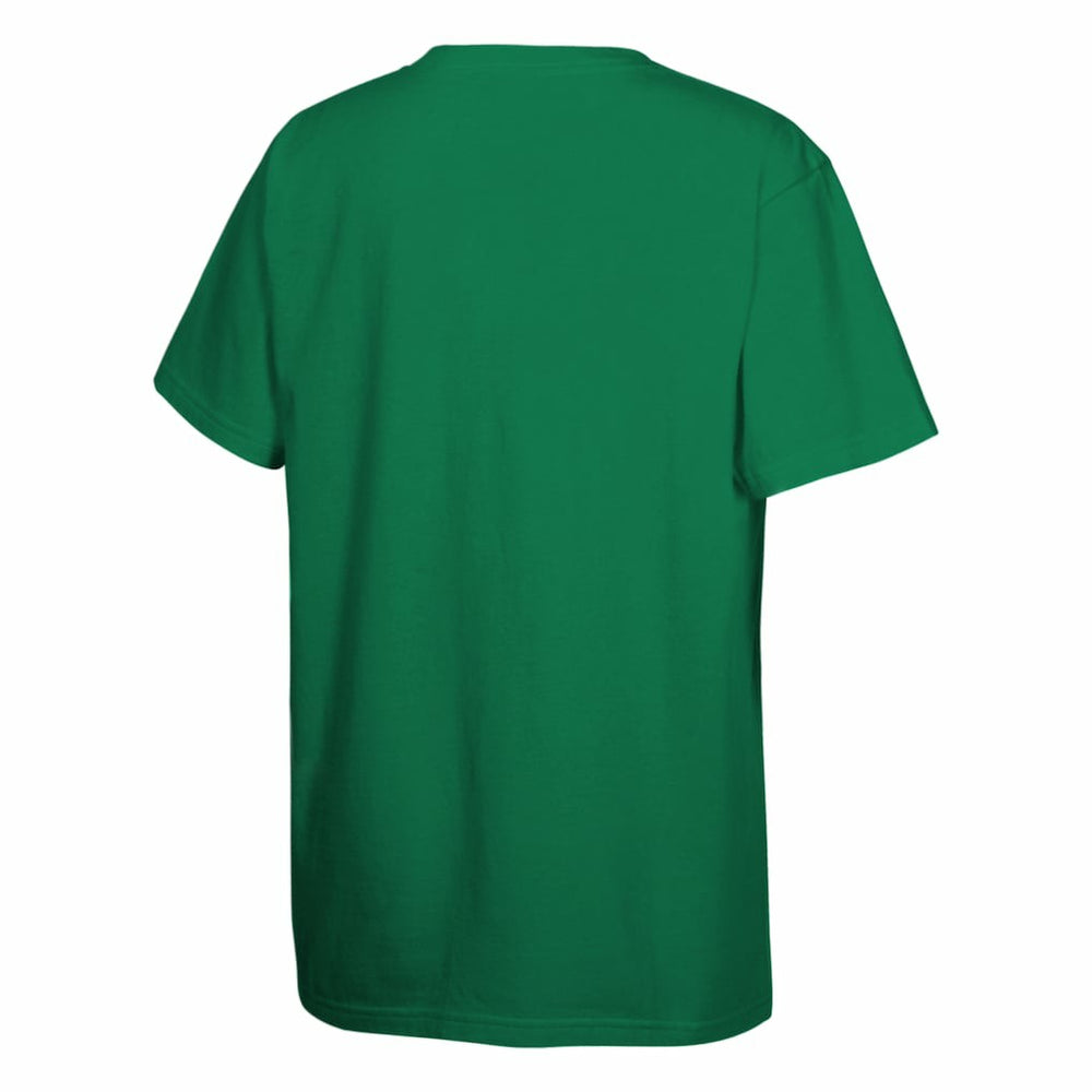 Boston Celtics Youth 2025 NBA Playoffs Retro Monumental T-Shirt Kelly Green