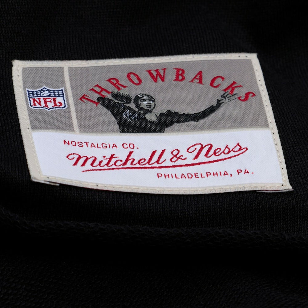 Buffalo Bills Women's Throwback Cropped Long Sleeve Rugby Polo Black