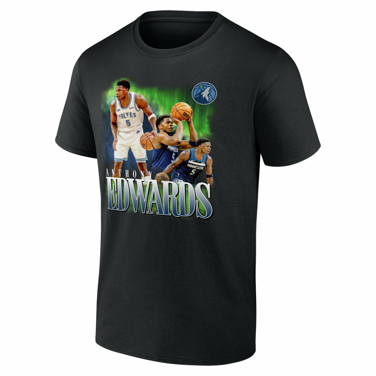 Anthony Edwards Minnesota Timberwolves Notorious 3.0 Player T-Shirt Black