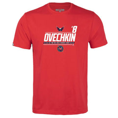 NHL Alexander Ovechkin Washington Capitals Levelwear Youth NHL All-Time Leading Goal Scorer Milestone Name & Number Little Richmond T-Shirt - Red