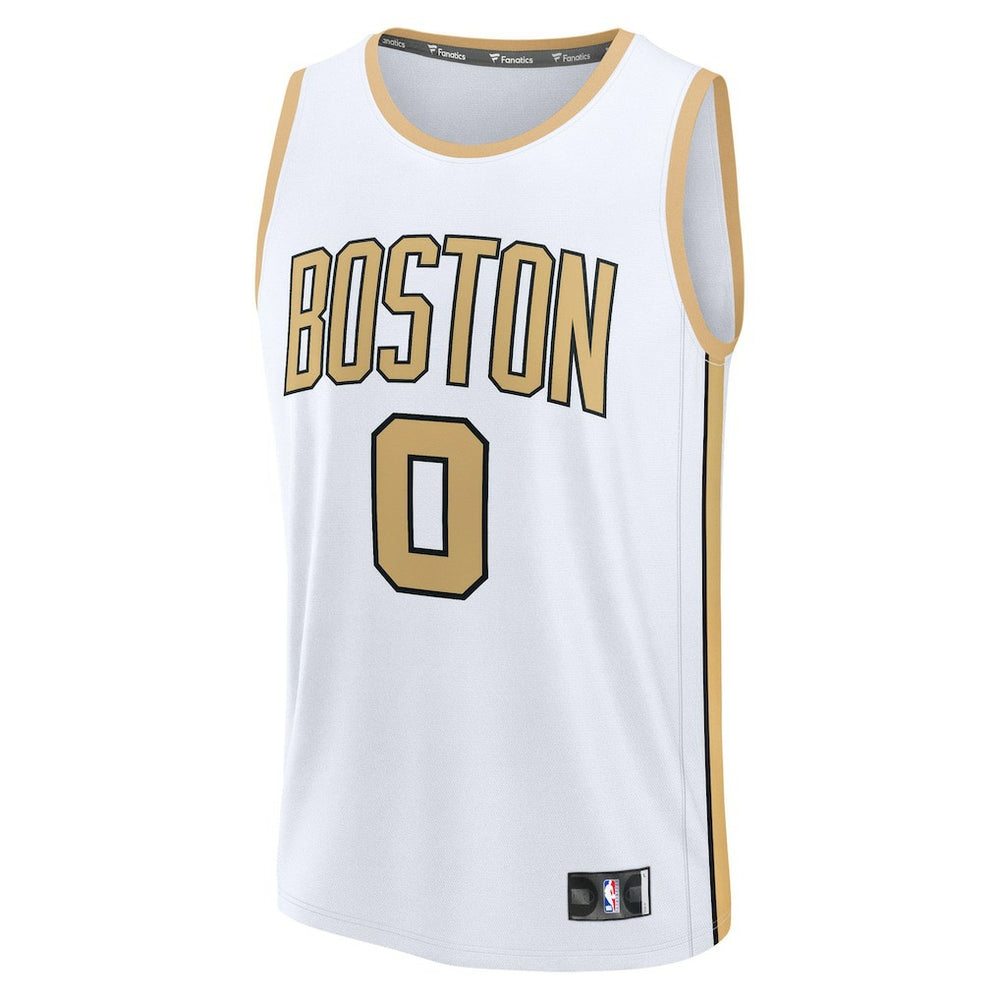 Jayson Tatum Boston Celtics 2025/26 City Edition Fast Break Jersey White