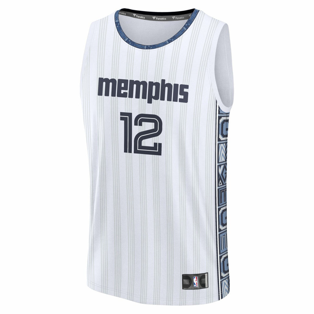 Ja Morant Memphis Grizzlies 2025/26 City Edition Fast Break Jersey White