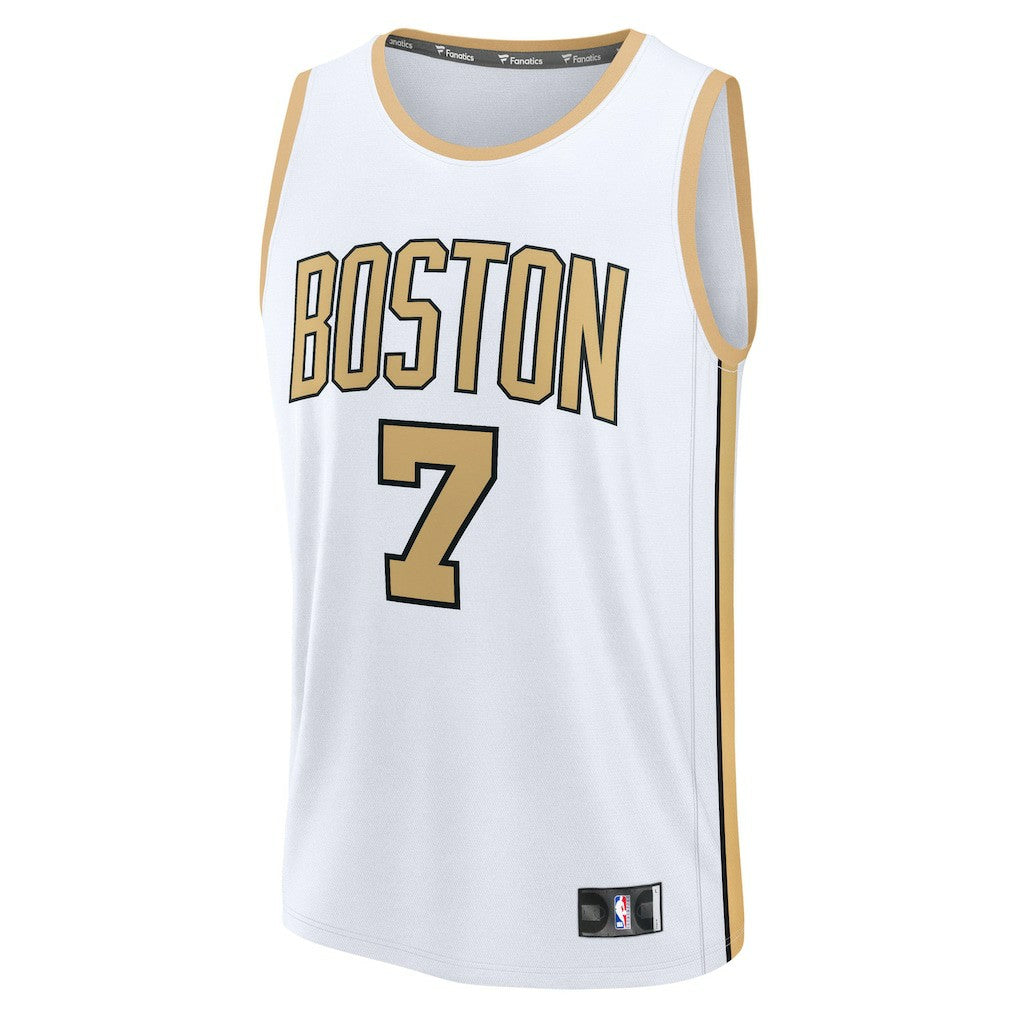 Jaylen Brown Boston Celtics 2025/26 City Edition Fast Break Jersey White
