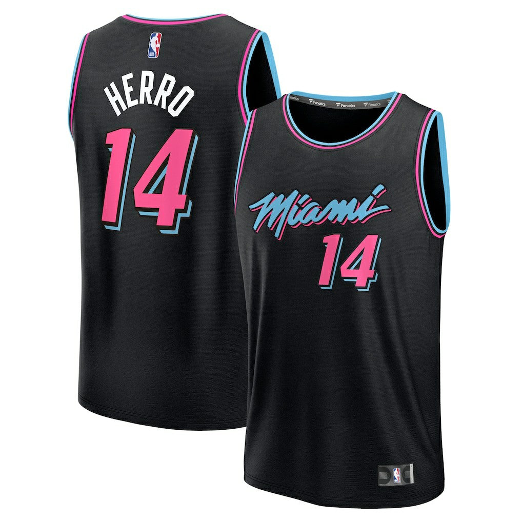 Tyler Herro Miami Heat Youth 2025/26 City Edition Fast Break Jersey Black