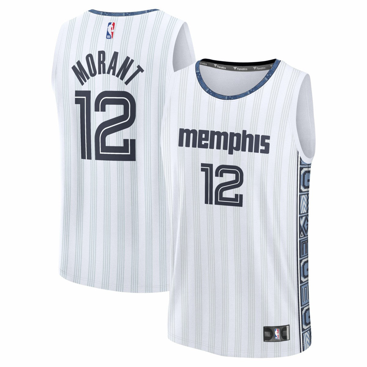 Ja Morant Memphis Grizzlies Youth 2025/26 City Edition Fast Break Jersey White