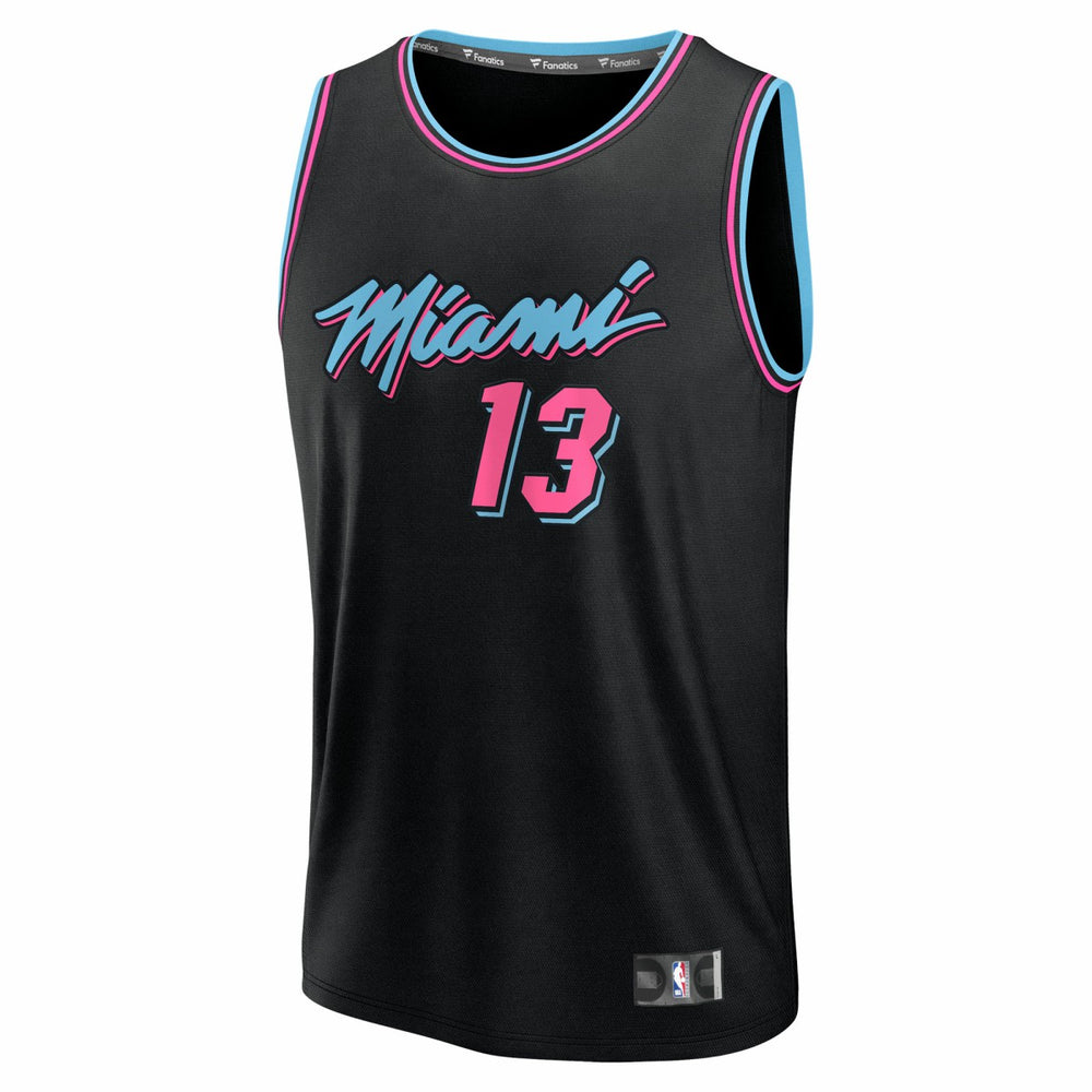 Bam Adebayo Miami Heat Youth 2025/26 City Edition Fast Break Jersey Black