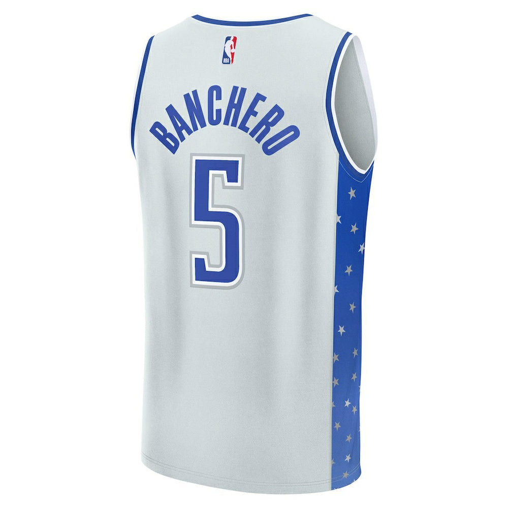 Paolo Banchero Orlando Magic Youth 2025/26 City Edition Fast Break Jersey Silver