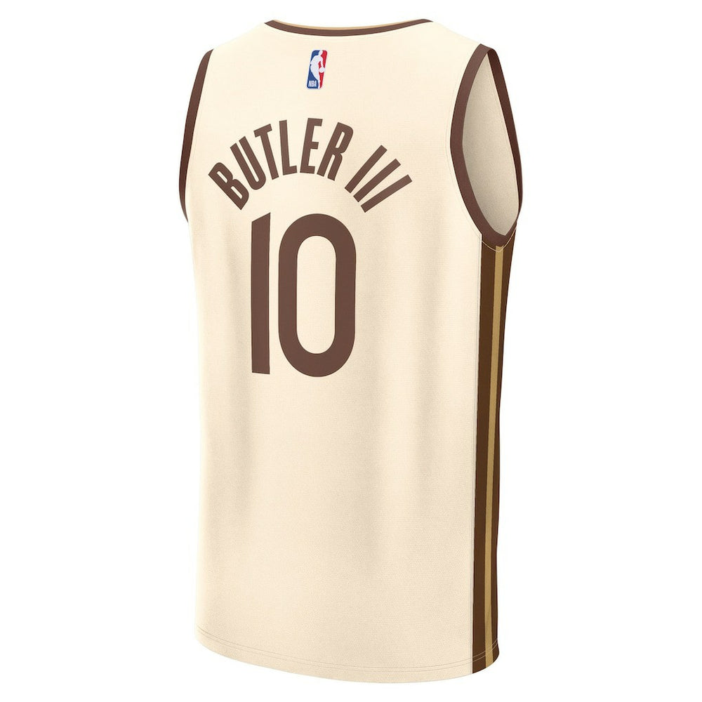 Jimmy Butler III Golden State Warriors Youth 2025/26 City Edition Fast Break Jersey Tan