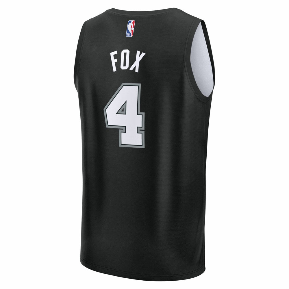 De'Aaron Fox San Antonio Spurs Youth 2025/26 City Edition Fast Break Jersey Black