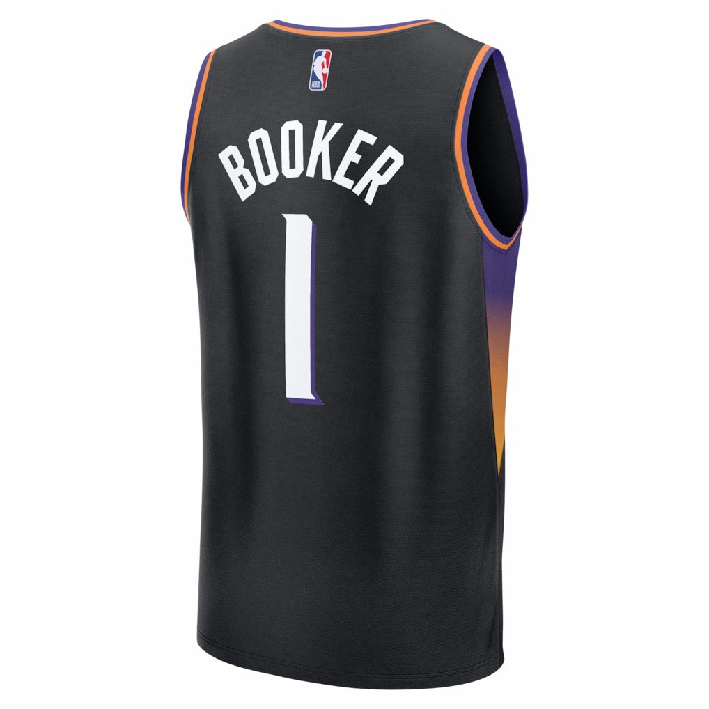 Devin Booker Phoenix Suns Fast Break Jersey Statement Edition Black