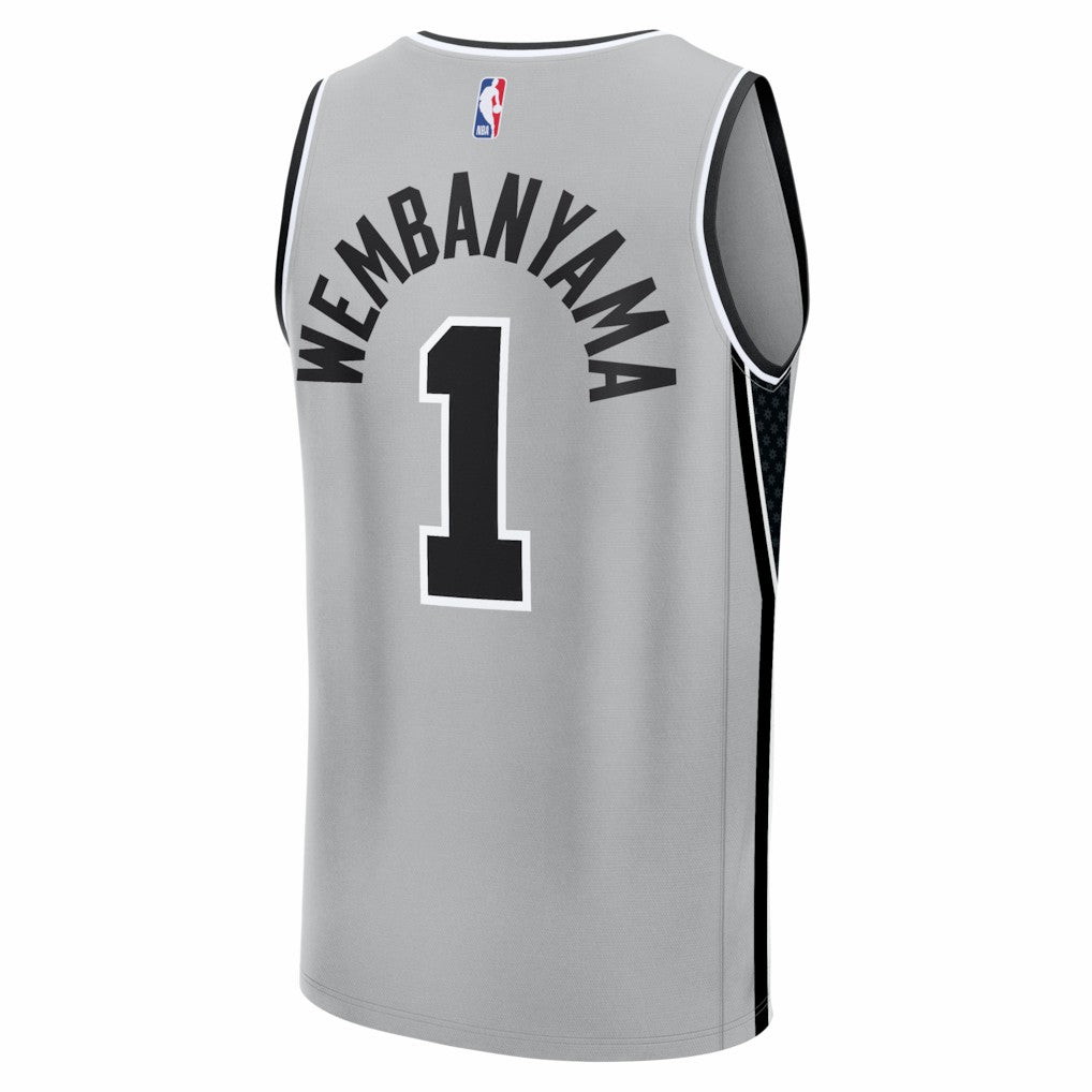 Victor Wembanyama San Antonio Spurs Youth Fast Break Jersey Statement Edition Silver