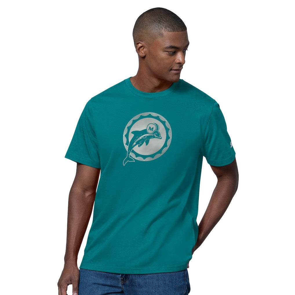 Miami Dolphins Starter Thursday Night Gridiron T-Shirt Aqua