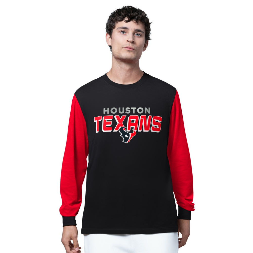 Houston Texans Starter Thursday Night Gridiron Long Sleeve T-Shirt- Black