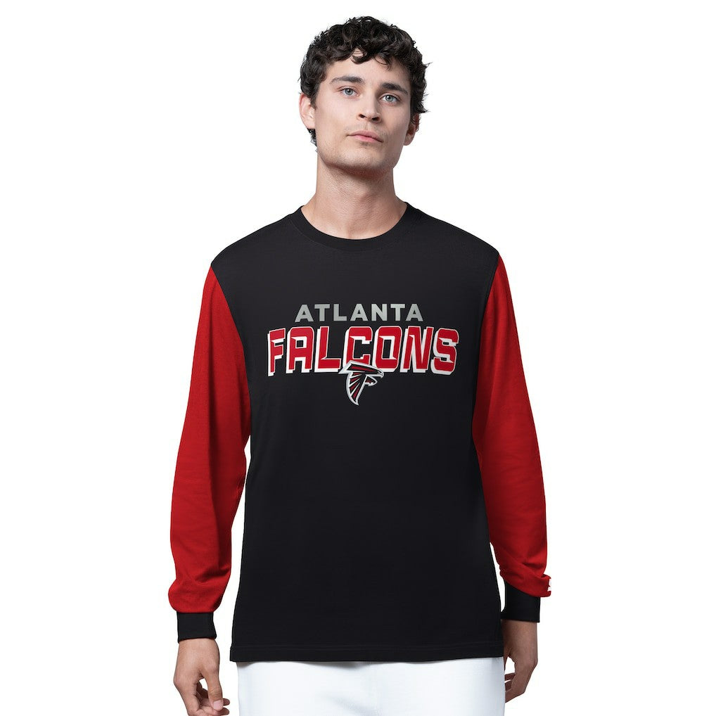 Atlanta Falcons Starter Thursday Night Gridiron Long Sleeve T-Shirt- Black