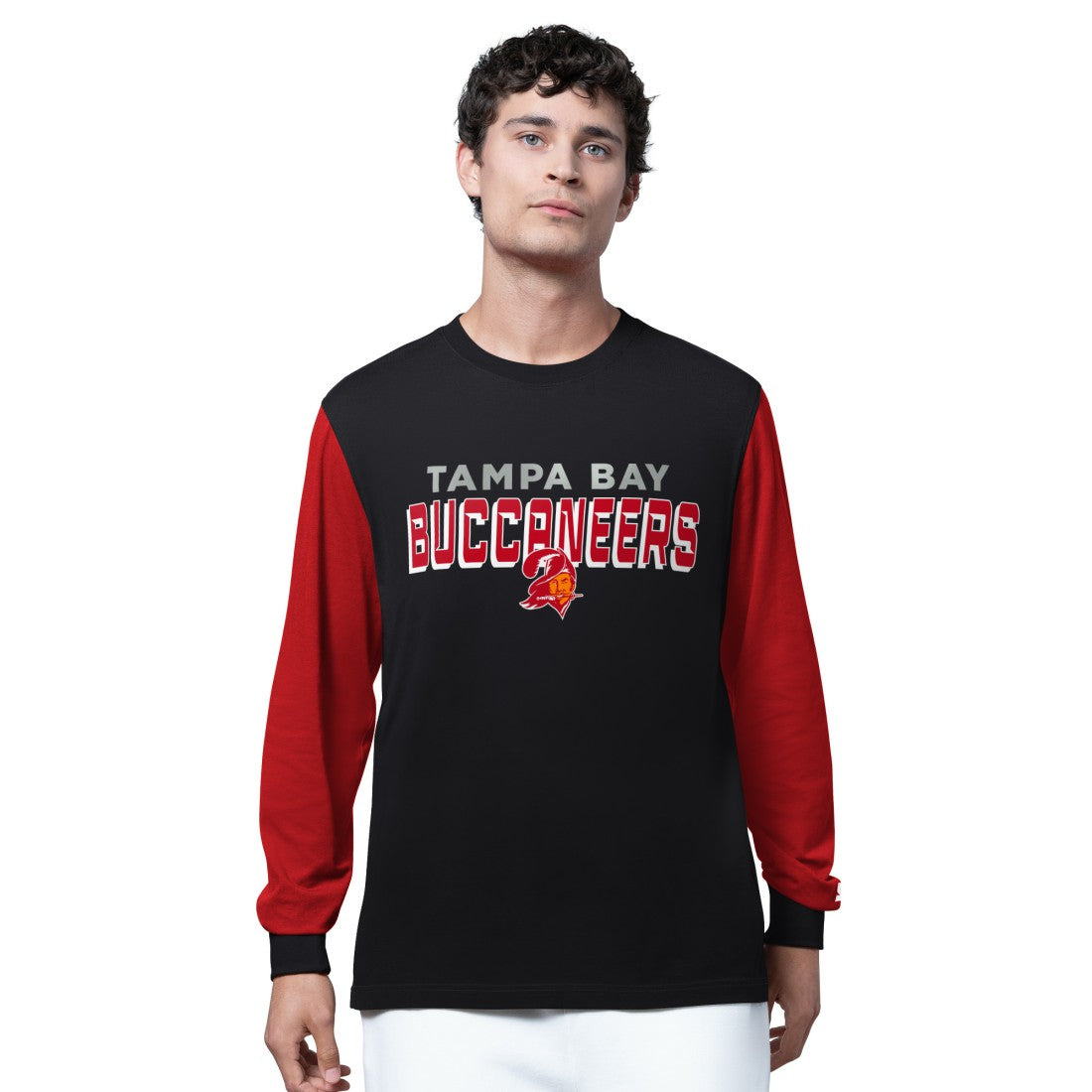 Tampa Bay Buccaneers Starter Thursday Night Gridiron Long Sleeve T-Shirt Black/Red