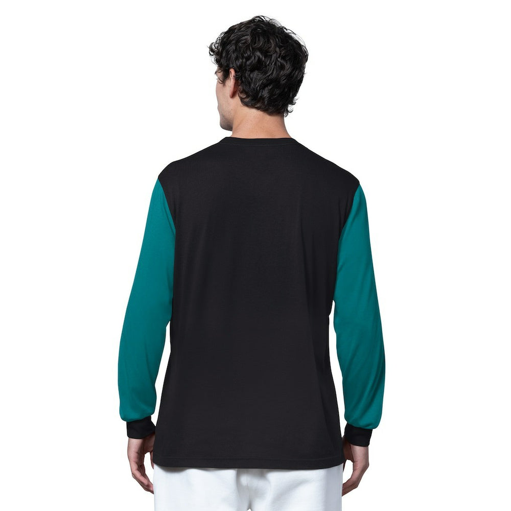 Miami Dolphins Starter Thursday Night Gridiron Long Sleeve T-Shirt Black/Aqua
