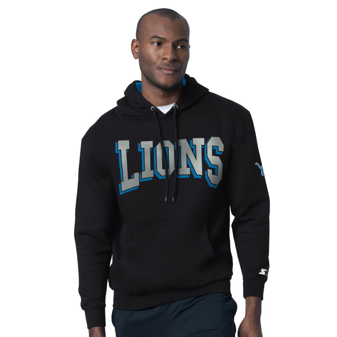 Detroit Lions Starter Thursday Night Gridiron Hoodie Black