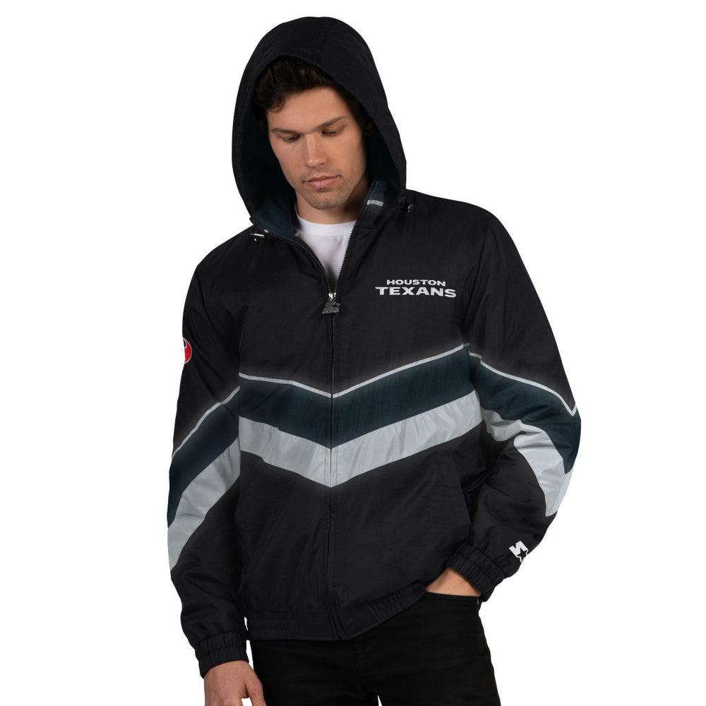 Houston Texans Starter Thursday Night Gridiron Full-Zip Jacket Black/Navy