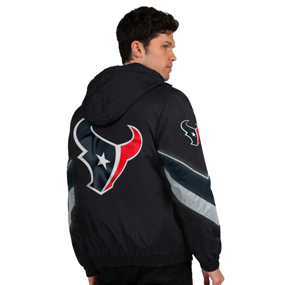 Houston Texans Starter Thursday Night Gridiron Full-Zip Jacket Black/Navy