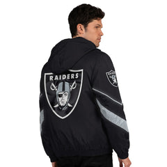 Las Vegas Raiders Starter Thursday Night Gridiron Full-Zip Jacket Black/Silver