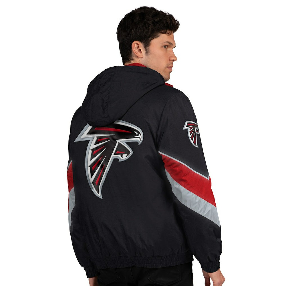 Atlanta Falcons Starter Thursday Night Gridiron Full-Zip Jacket Black/Red