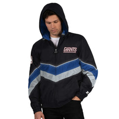 New York Giants Starter Thursday Night Gridiron Full-Zip Jacket Black/Royal