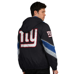 New York Giants Starter Thursday Night Gridiron Full-Zip Jacket Black/Royal