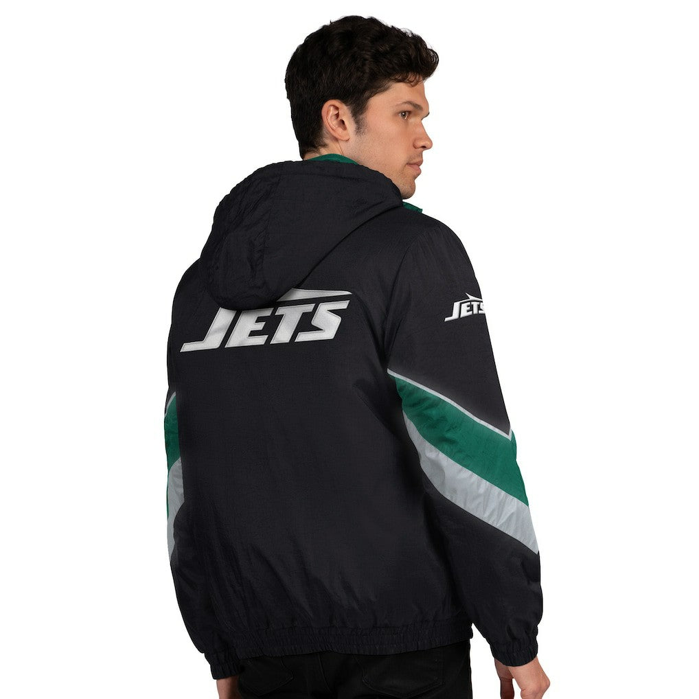 New York Jets Starter Thursday Night Gridiron Full-Zip Jacket Black/Green