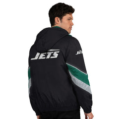 New York Jets Starter Thursday Night Gridiron Full-Zip Jacket Black/Green