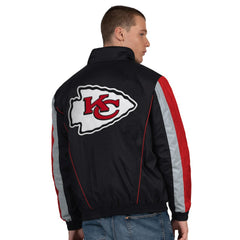 Kansas City Chiefs Starter Thursday Night Gridiron Half-Zip Jacket Black