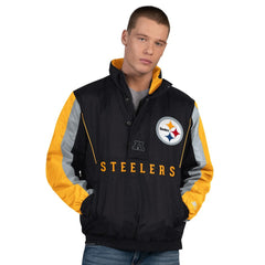 Pittsburgh Steelers Starter Thursday Night Gridiron Half-Zip Jacket Black