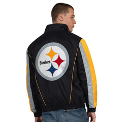 Pittsburgh Steelers Starter Thursday Night Gridiron Half-Zip Jacket Black