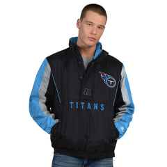 Tennessee Titans Starter Thursday Night Gridiron Half-Zip Jacket Black