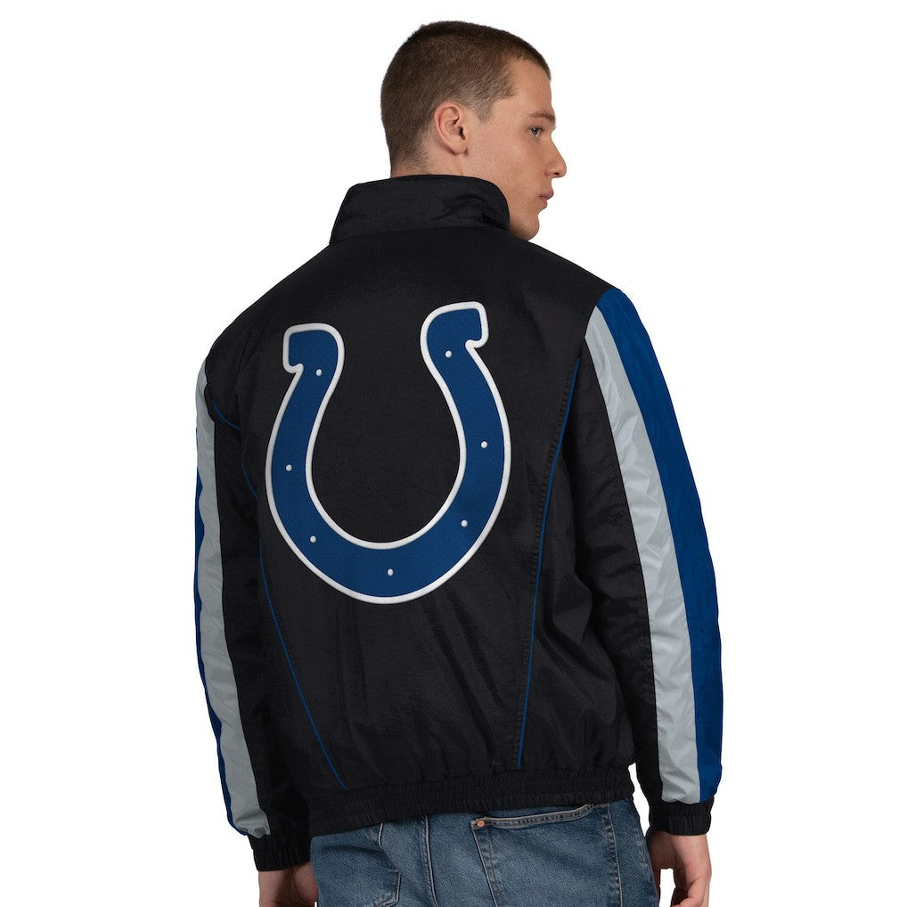 Indianapolis Colts Starter Thursday Night Gridiron Half-Zip Jacket Black