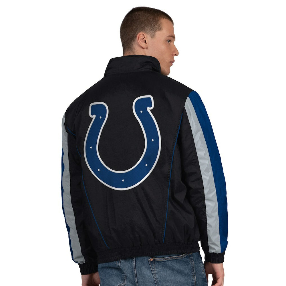 Indianapolis Colts Starter Thursday Night Gridiron Half-Zip Jacket Black
