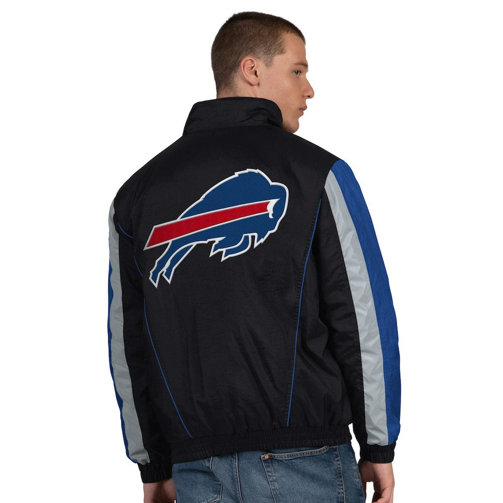 Buffalo Bills Starter Thursday Night Gridiron Half-Zip Jacket Black
