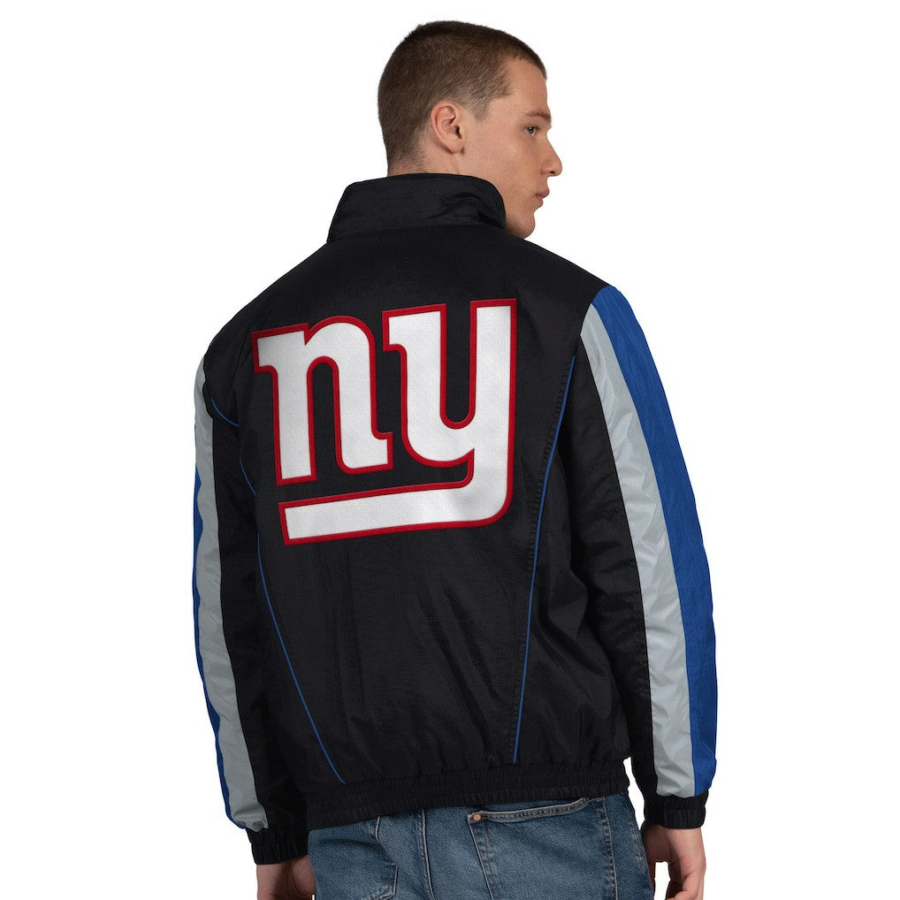 New York Giants Starter Thursday Night Gridiron Half-Zip Jacket Black