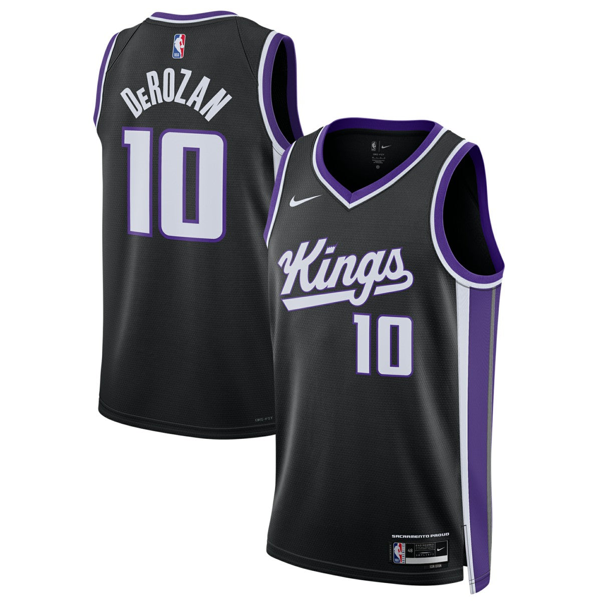 DeMar DeRozan Sacramento Kings Unisex Swingman Player Jersey Icon Edition Black