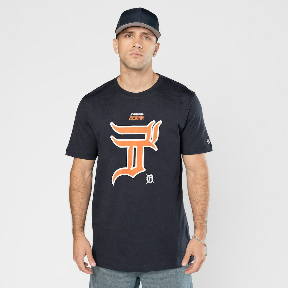 Detroit Tigers New Era x Hyperfly T-Shirt - Navy T-shirts