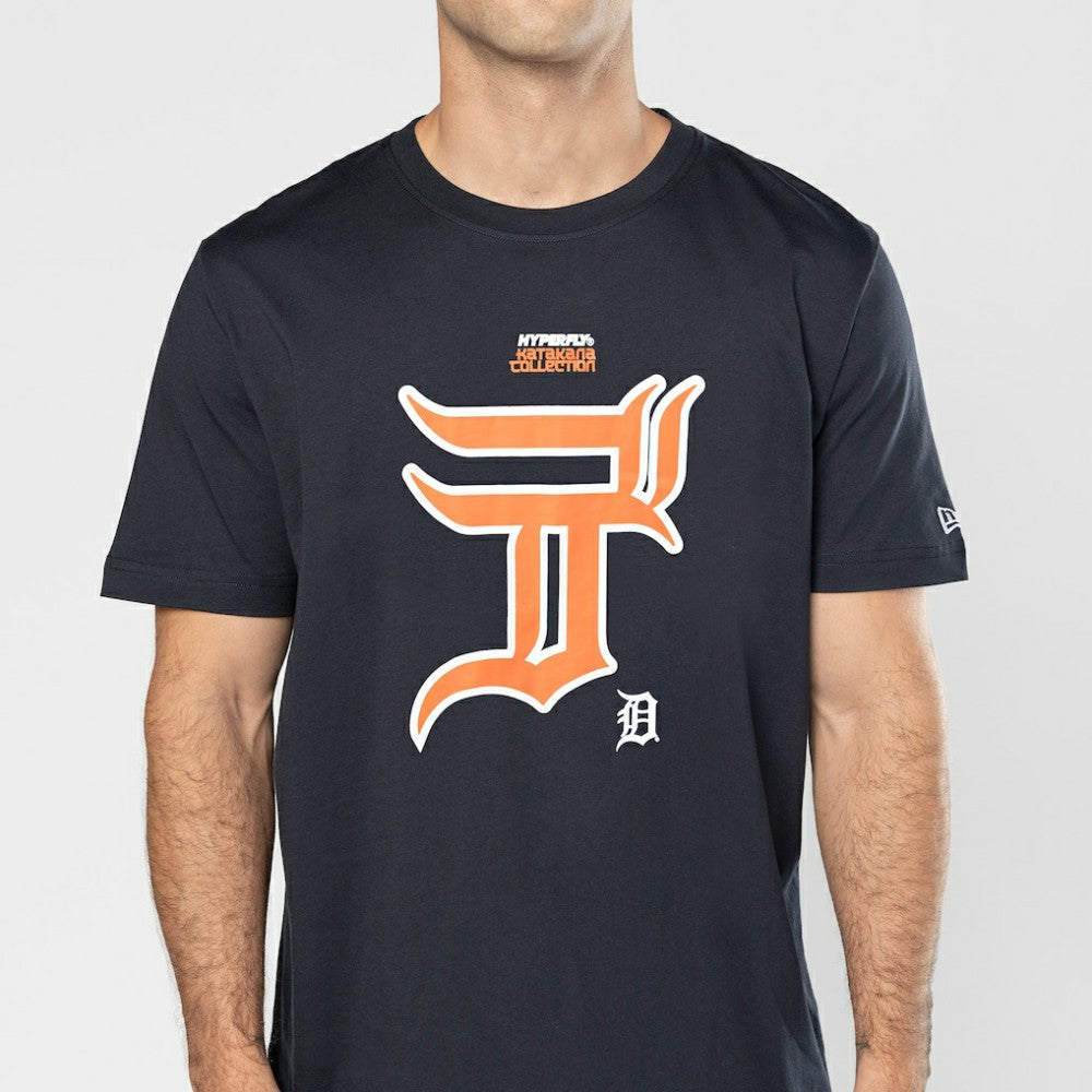 Detroit Tigers New Era x Hyperfly T-Shirt - Navy T-shirts