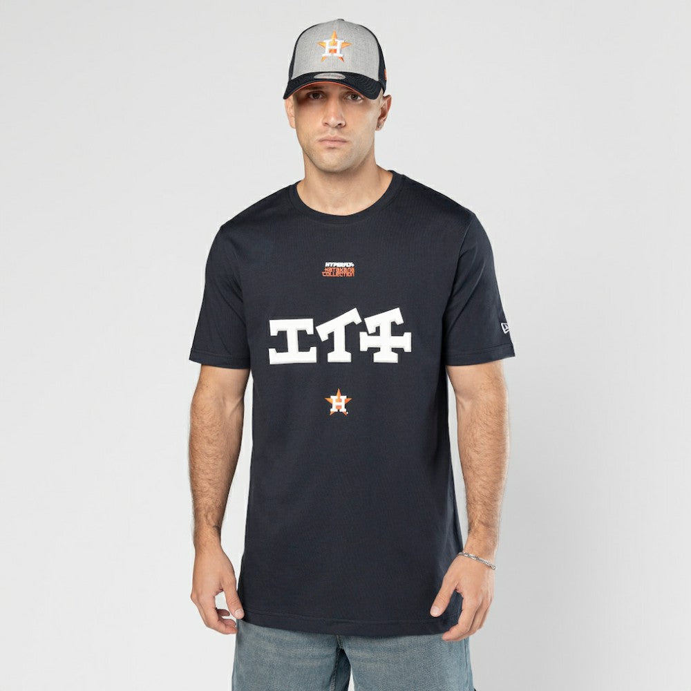 Houston Astros New Era x Hyperfly T-Shirt - Navy T-shirts