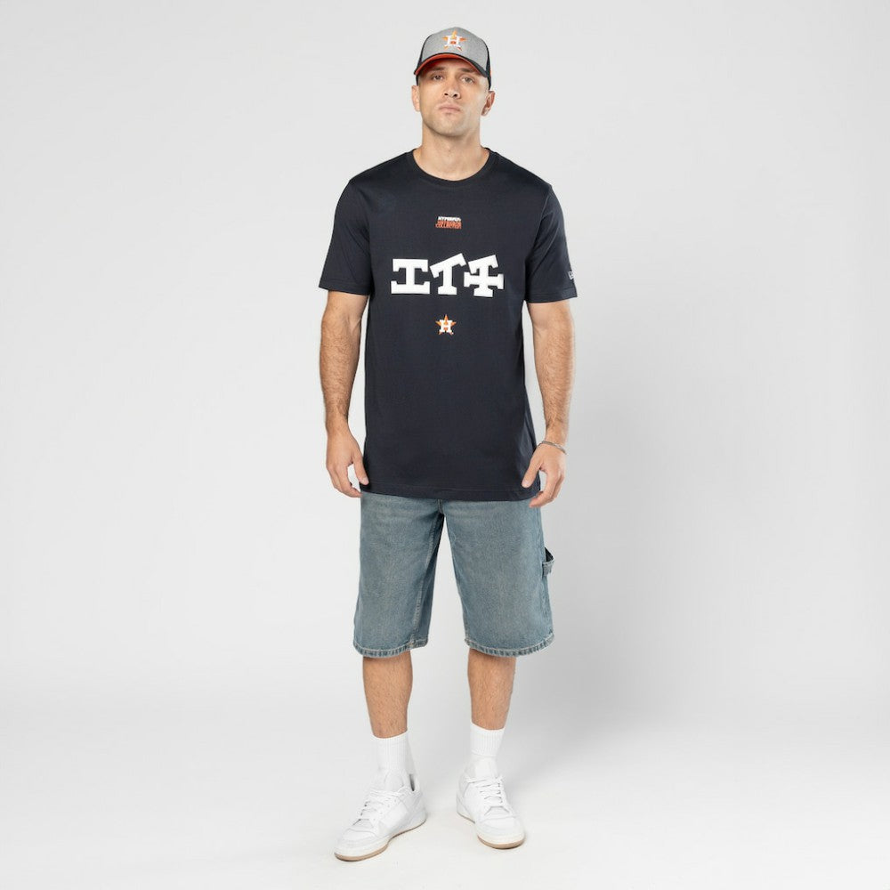 Houston Astros New Era x Hyperfly T-Shirt - Navy T-shirts