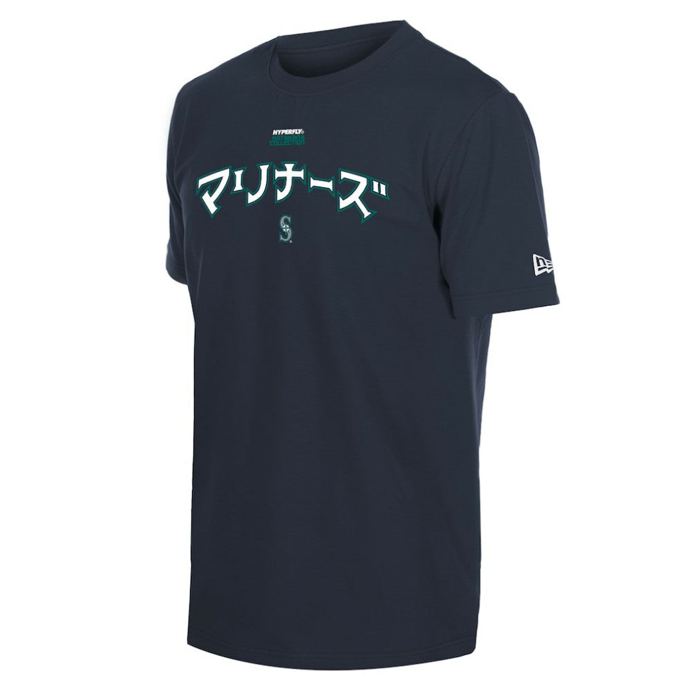 Seattle Mariners New Era x Hyperfly T-Shirt - Navy T-shirts