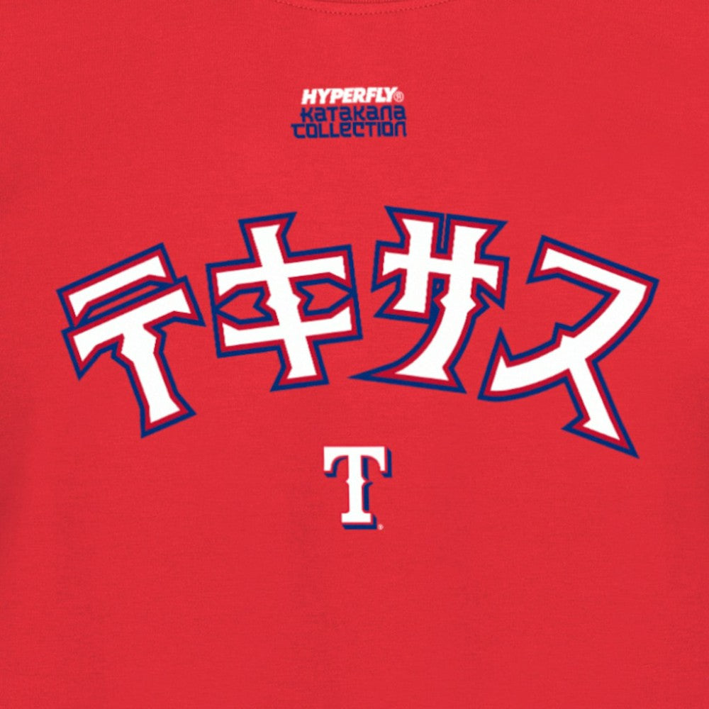 Texas Rangers New Era x Hyperfly T-Shirt - Red T-shirts